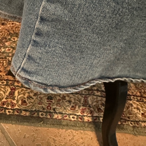 Nanette Lepore Denim Ruffle Mini Dress - Picture 8 of 9